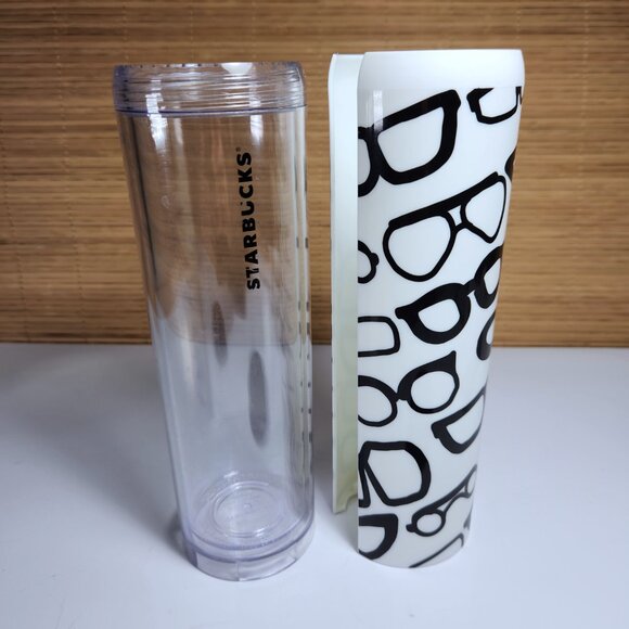 Starbucks Tumbler Removable Sunglass Case Cold Cup with lid 16oz 2013 - Picture 9 of 10